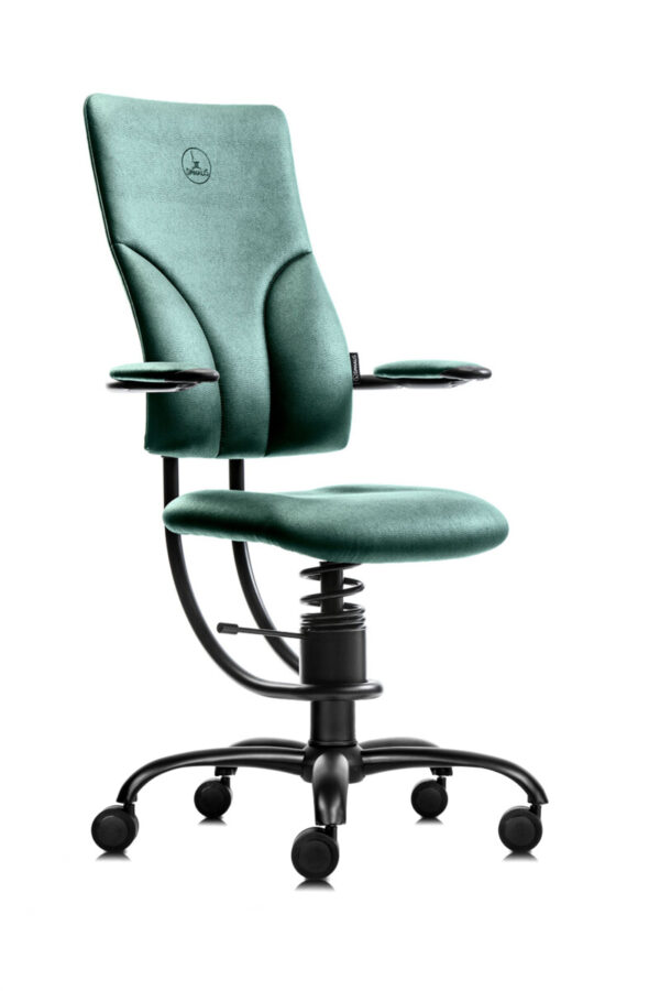 Chaise de bureau ergonomique active SpinaliS Apollo AP-R604-DGR-B-F-2