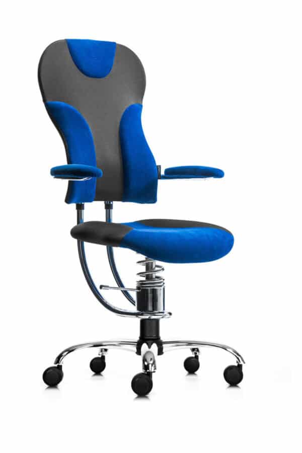 Chaise de bureau ergonomique active SpinaliS Spider SP-A502-RBL-C-F